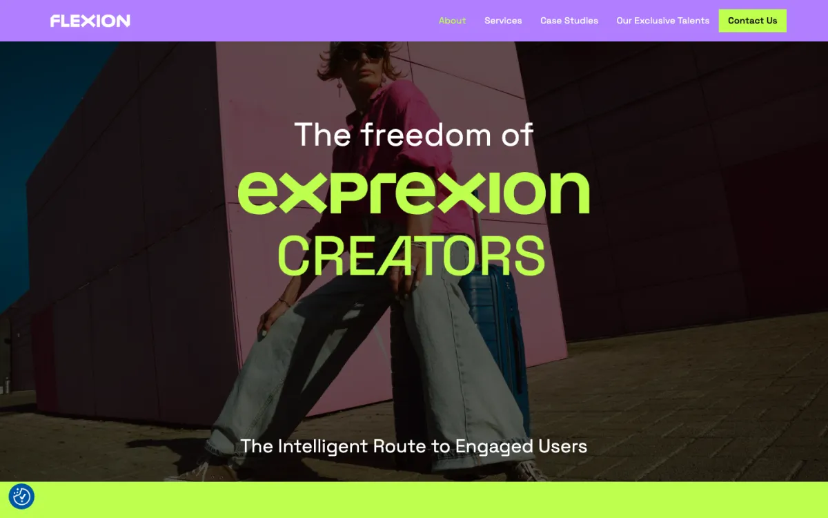 Exprexion Creators (formerly Audiencly) page on flexion.games, August 2026