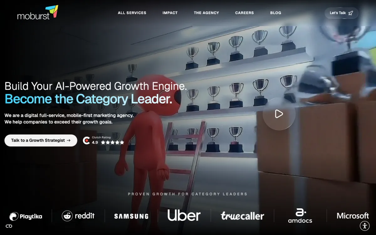 Moburst website, August 2026