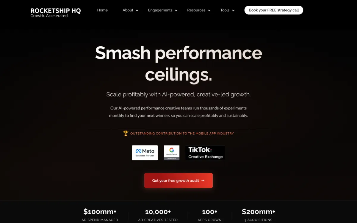 RocketShip HQ website, August 2026